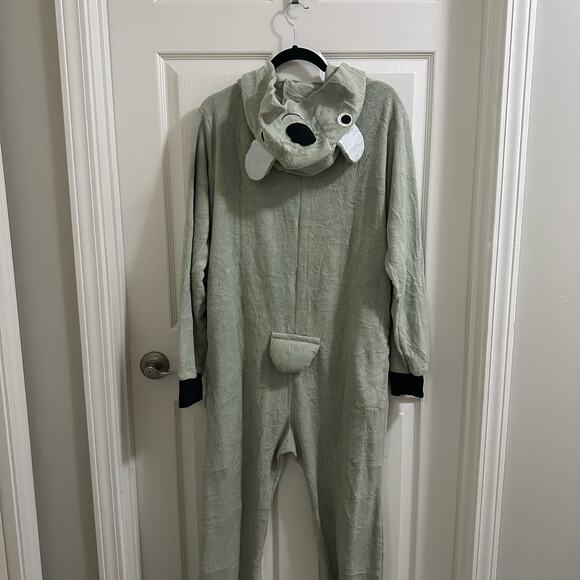 Funziez! Silver Lilly Animal Pajamas Adult One Piece Cosplay Koala Costume Small - Picture 7 of 15
